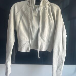 Lululemon Athletica Cream Zip-Up Jacket